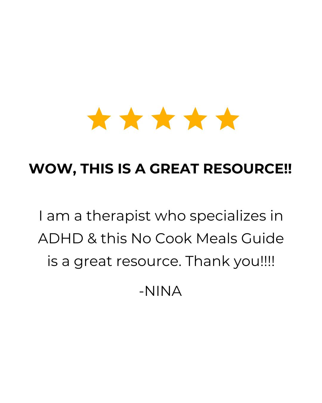 The ADHD No-Cook Meals Guide