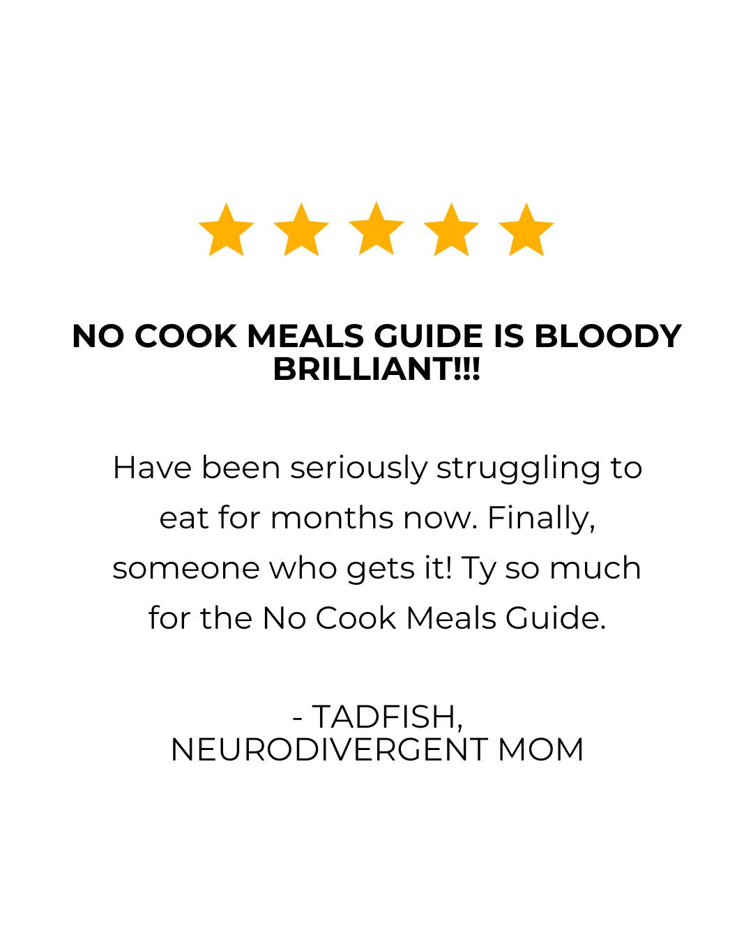 The ADHD No-Cook Meals Guide